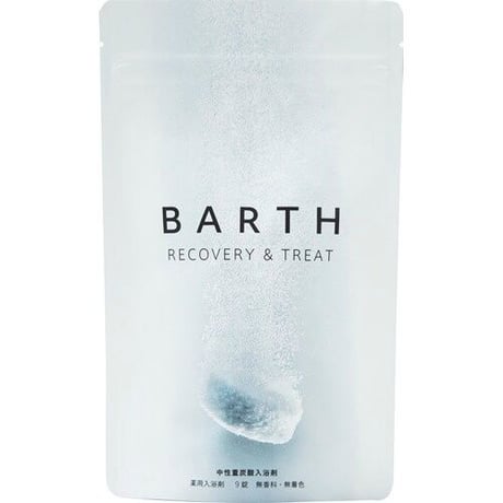 BARTH 中性重炭酸入浴剤 9錠(3回分)