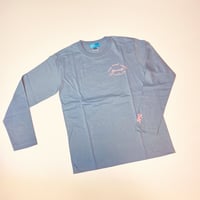 SenseS デザインロゴ　ロングスリーブT-Shirt(acidblue)アシッドブルー