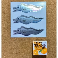 SandSilverタチウオデザインステッカー(小)