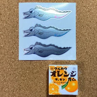 SandSilverタチウオデザインステッカー(極小)