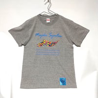 【三宅商店】2024DesignTshirt 【TACHIUO】ミックスグレー