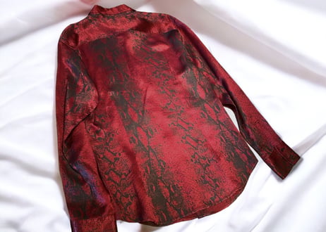 yasuyuki ishii python pattern shirt