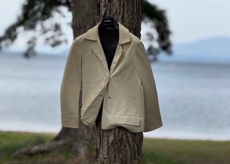 90-00s jilsander leather short jacket
