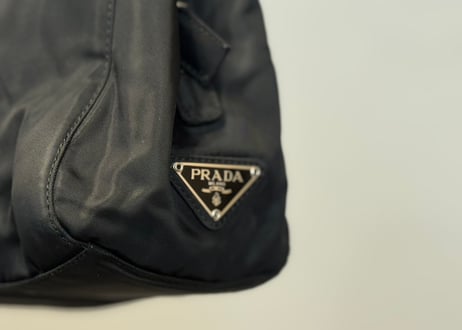 prada nylon logo bag