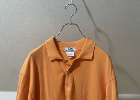 hermes "H” logo big size polo shirt