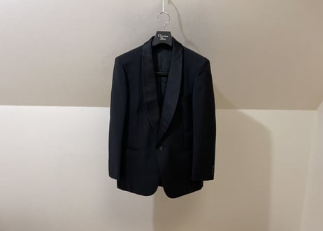 christian dior tuxedo set up suit dead stock