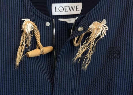 loewe anagram logo tassel jacket dead stock