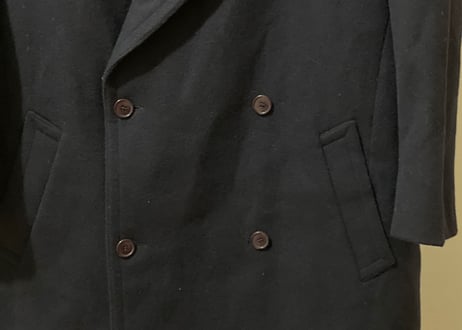 80-90s made in Italy double long coat