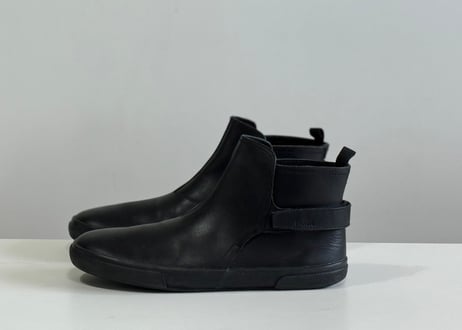 90-00s prada sports leather boots #c