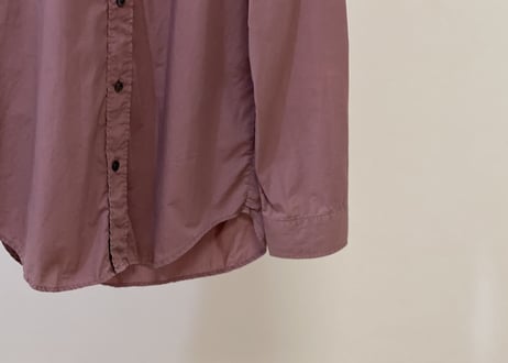 maison margiela 2016aw shirt dark red