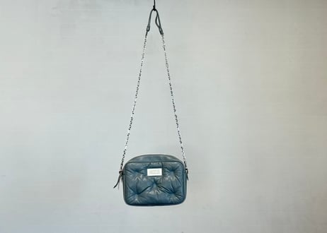 maison margiela gram sram leather bag "limited color blue"