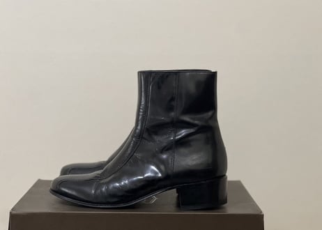 florsheim leather heel boots