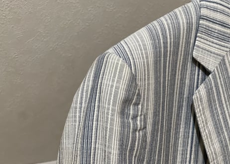 hermes stripe set up suit