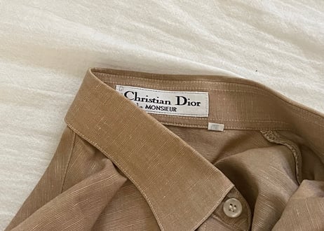 1990s christian dior linen shirt