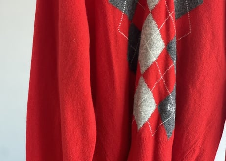burberry over size argail knit
