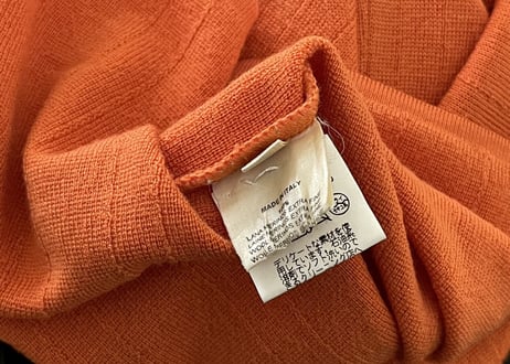 hermes orange knit