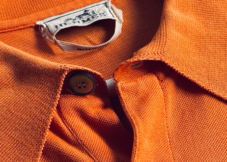 hermes H logo polo shirt