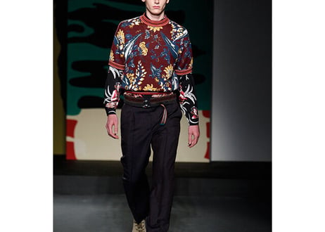 2014ss prada botanical pattern tops dead stock