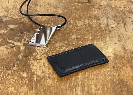 hermes silver necklace #2
