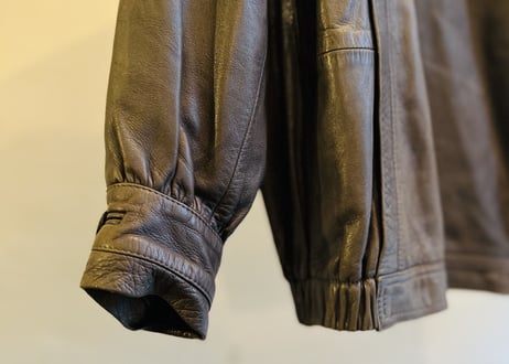 80's loewe leather blouson