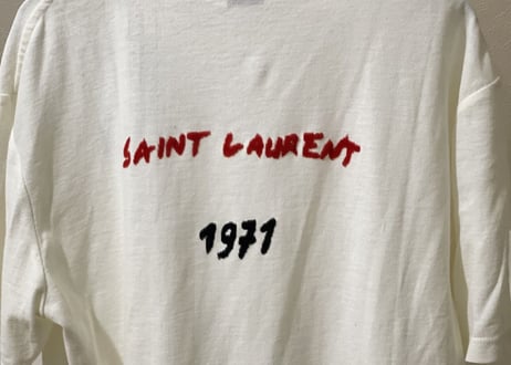 saint laurent 2018ss tops dead stock