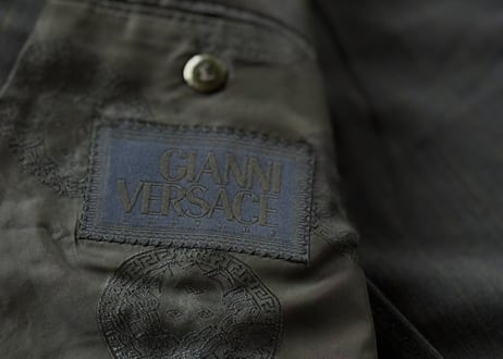 giannni versace double set up suit