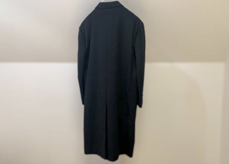 90s pure cashmere chester chesterfield coat