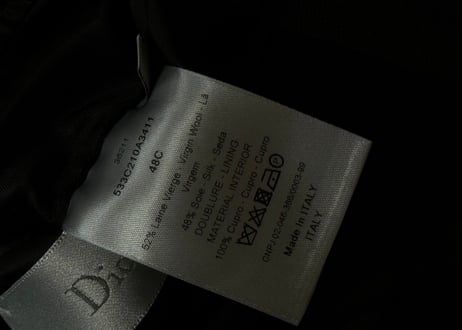 dior homme set up suit