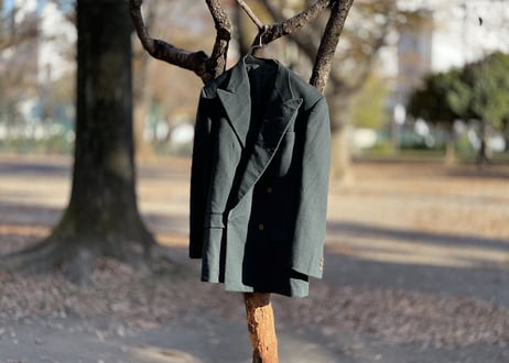 70-80s made in Italy double jacket green