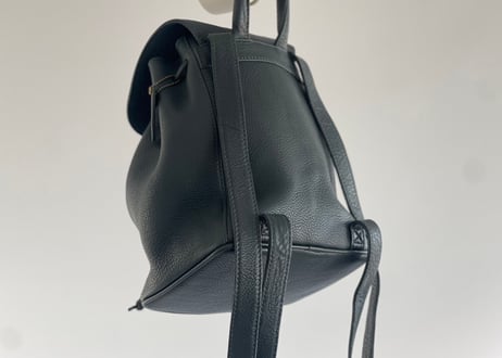 old coach leather bag green
