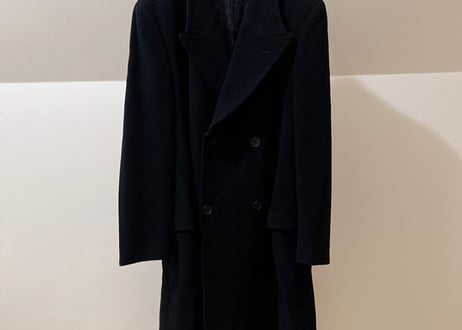 giorgio armani double chesterfield coat