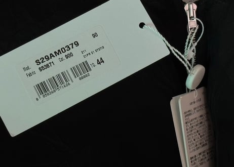 maison margiela "白タグ" silk sheer jacket dead stock
