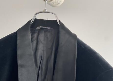 80-90s made in Italy shawl collar jacket dead stock