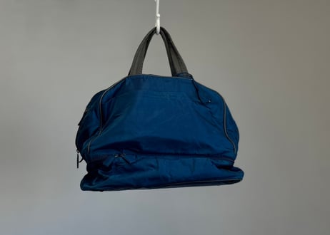 90-00s prada sports nylon bag blue