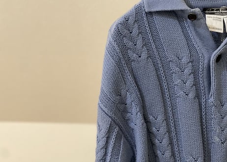 80s salvatore ferragamo knit
