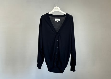 maison margiela black cardigan