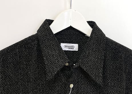 missoni over size corduroy shirt dead stock