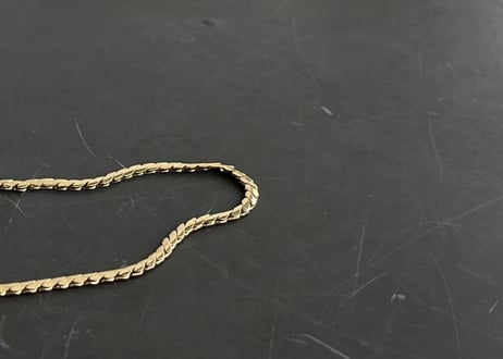80-90s givenchy gold bracelet "B"