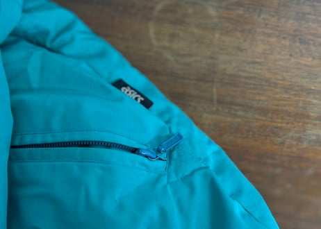vintage moncler down jacket "urquoise"