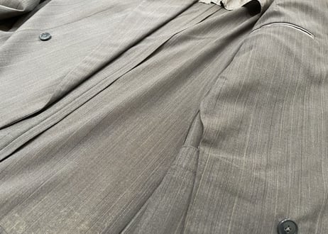 80s giorgio armani stripe double set up suit