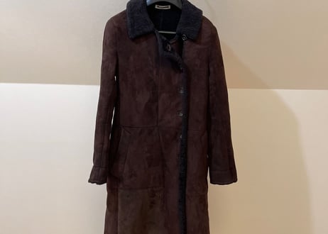 jilsander mouton leather coat