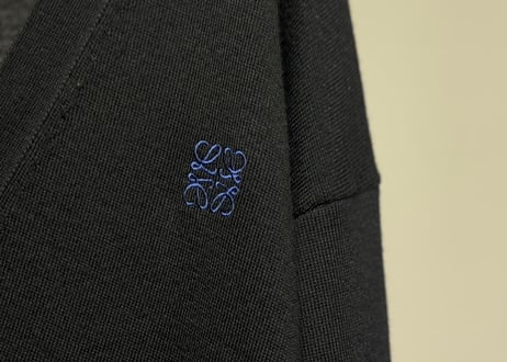 loewe anagram logo cardigan