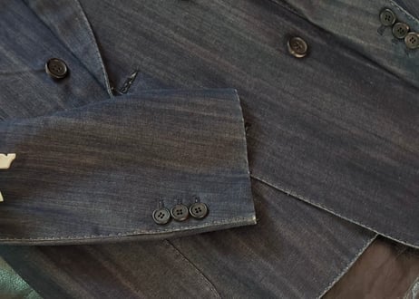 prada denim double jacket