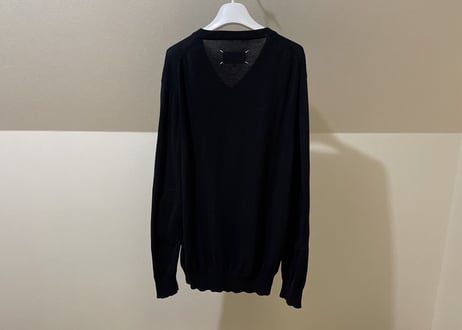 maison margiela 2018ss over size elbow patch knit