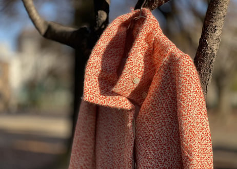 dries van noten tweed coat