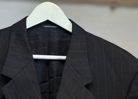 yves saint laurent stripe tailored jacket