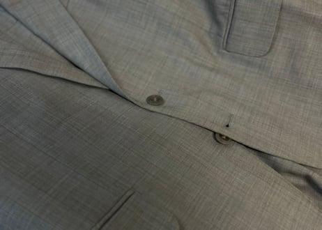 yves saint laurent gray check set up suit