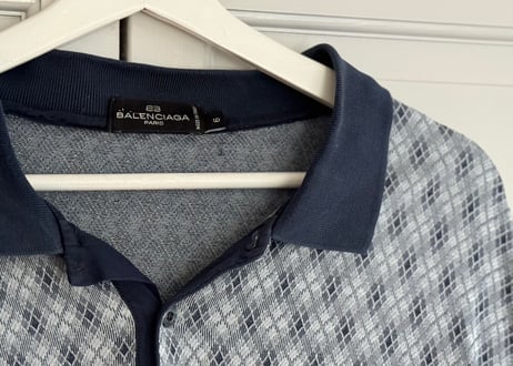 balenciaga "総柄" made in Italy tops