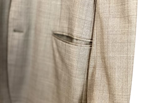hermes check set up suit