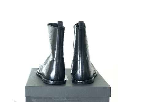 2019ss ann demeulemeester leather boots 41 dead stock
